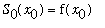 S[0](x[0]) = f(x[0])