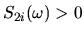 $S_{2i}(\omega) > 0$