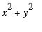 x^2+y^2