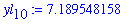 yl[10] := 7.189548158