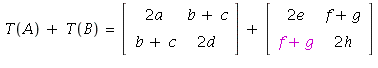 T(A)+T(B) = Matrix(%id = 136388400)+Matrix(%id = 136388456)