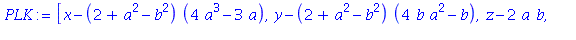 [x-(2+a^2-b^2)*(4*a^3-3*a), y-(2+a^2-b^2)*(4*b*a^2-b), z-2*a*b, a^2+b^2-1]