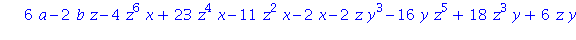 [72*z^8+64*z^4*y^2+9*z^6+4*y^4-76*y^2*z^2-162*z^4-4*y^2+81*z^2+16*z^10, 64*y*z^6-96*x*z^5+8*y^3*z^2-88*z^4*y+67*x*z^3-6*y*z^2+16*z^7*x-3*x*z-2*y^3+2*y, 8*y*z^4*x-16*z^9-42*y*z^2*x-80*z^7+2*x*y-32*z^3*...